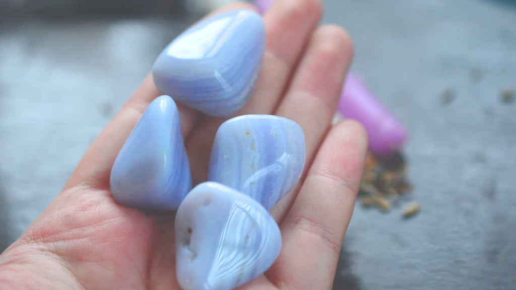 blue lace agate jewellery