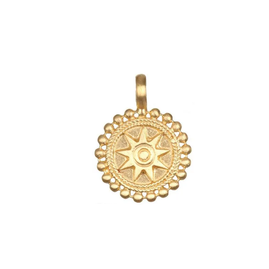 Mandala Charm – Gold Plated