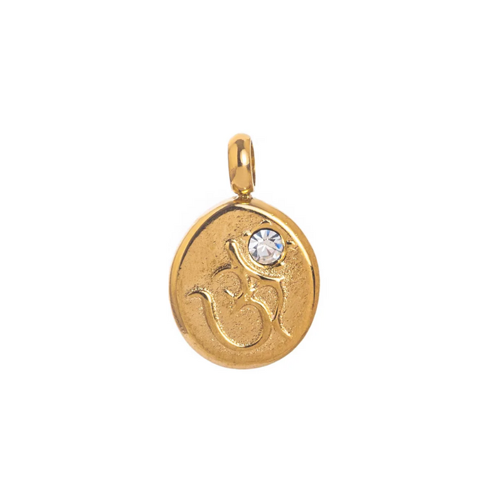 Om Sacred Sound Charm – Gold Plated