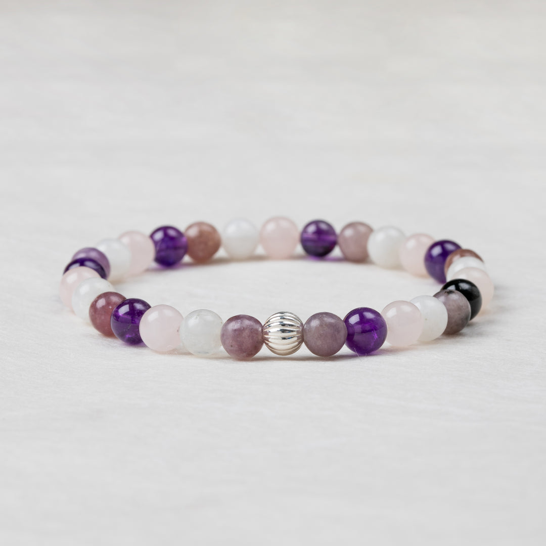 Divine Tranquility Gemstone Bracelet 6mm - Djuna Studios