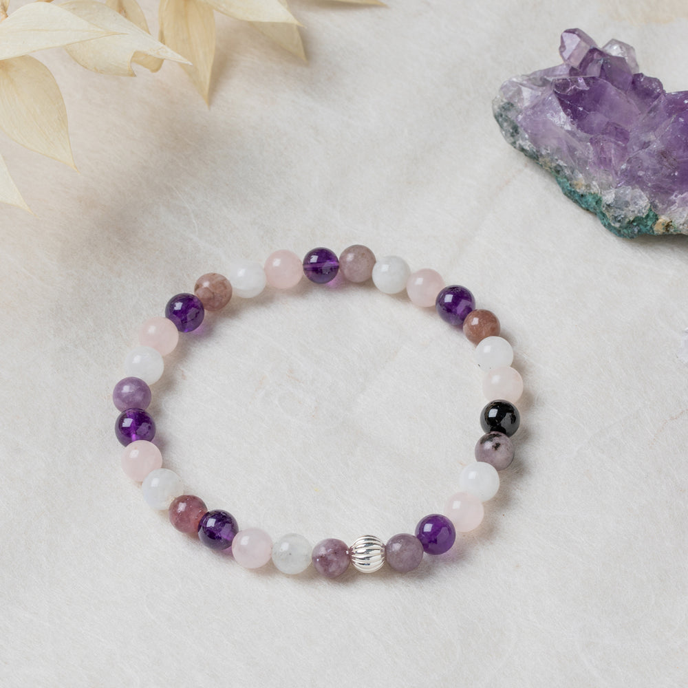 Divine Tranquility Gemstone Bracelet 6mm - Djuna Studios