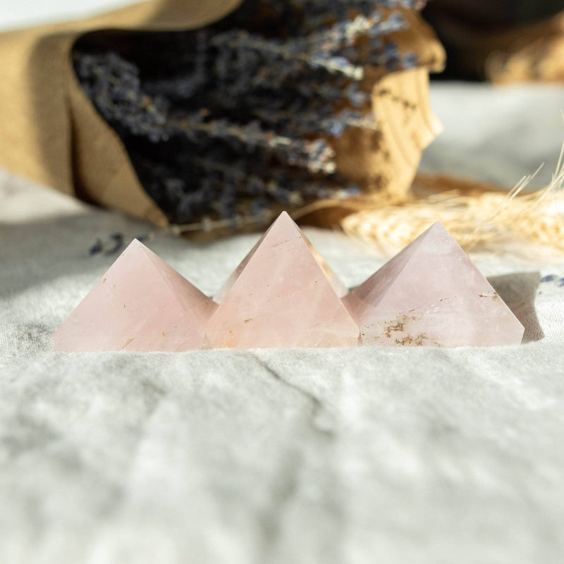 Rose Quartz Pyramid - Djuna Studios