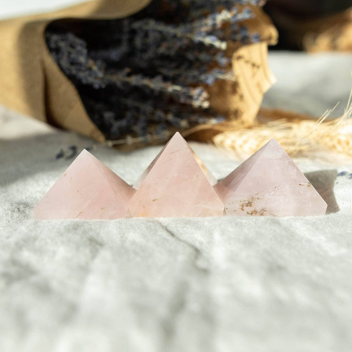 Rose Quartz Pyramid - Djuna Studios