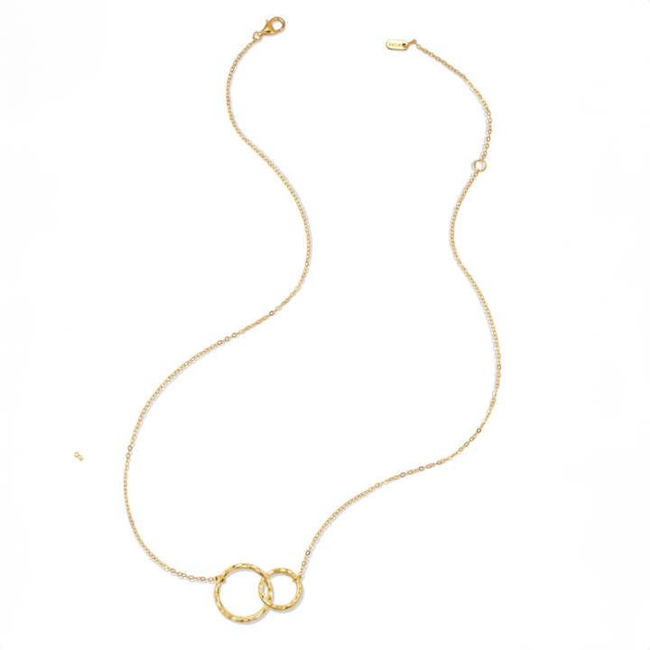 Eternity Circles Gold Vermeil Necklace - Sorry for Your Loss