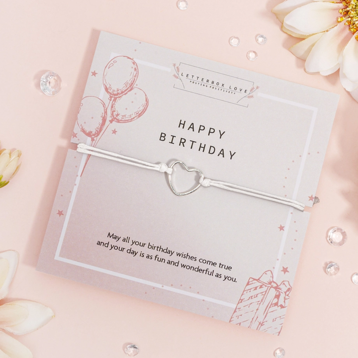Little Wishes Bracelet - Birthday Heart