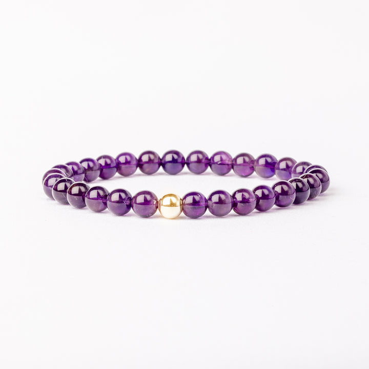 Amethyst Essential Bracelet 6mm - Djuna Studios