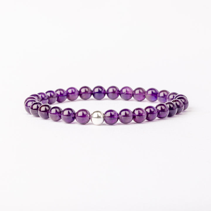 Amethyst Essential Bracelet 6mm - Djuna Studios