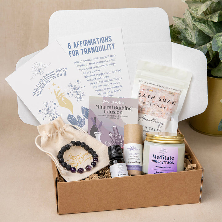 Amethyst Tranquility Gift Box – Crystal Healing Set for Calm & Relaxation