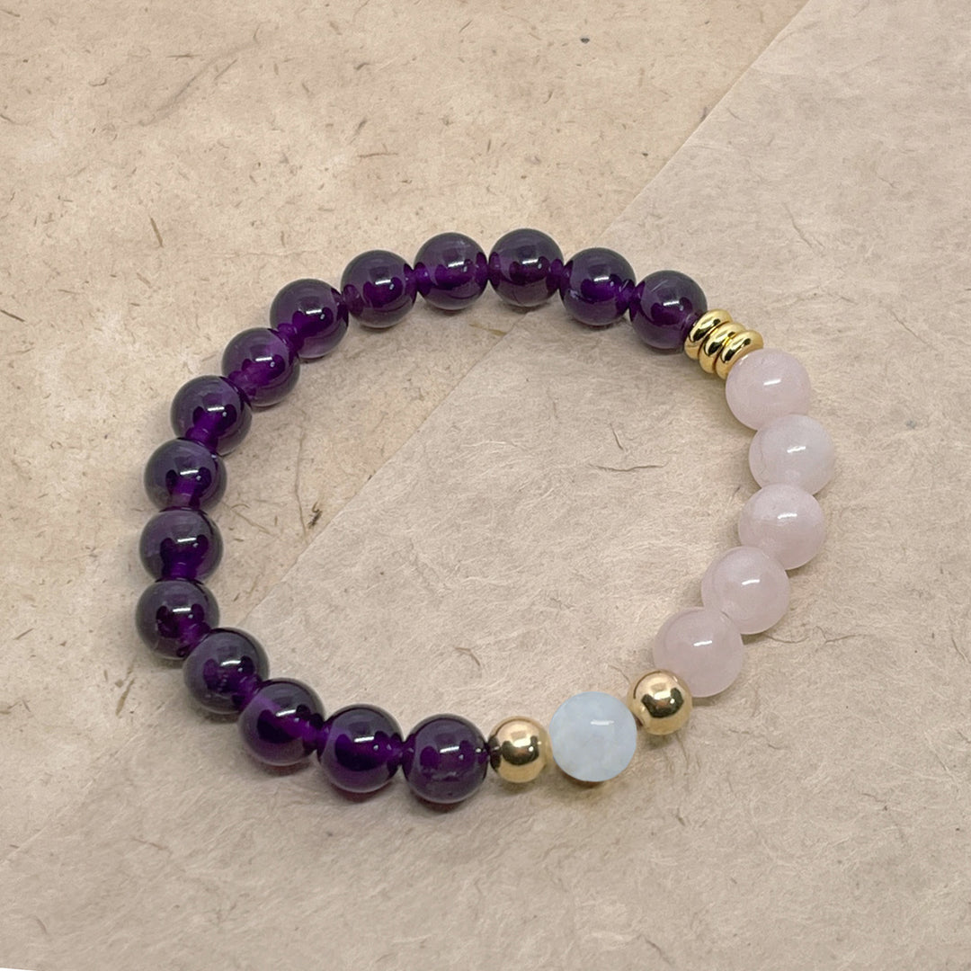 Amethyst Dreamweave Bracelet 8mm - Djuna Studios