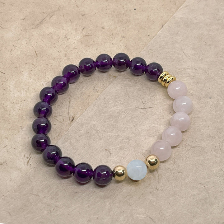 Amethyst Dreamweave Bracelet 8mm - Djuna Studios