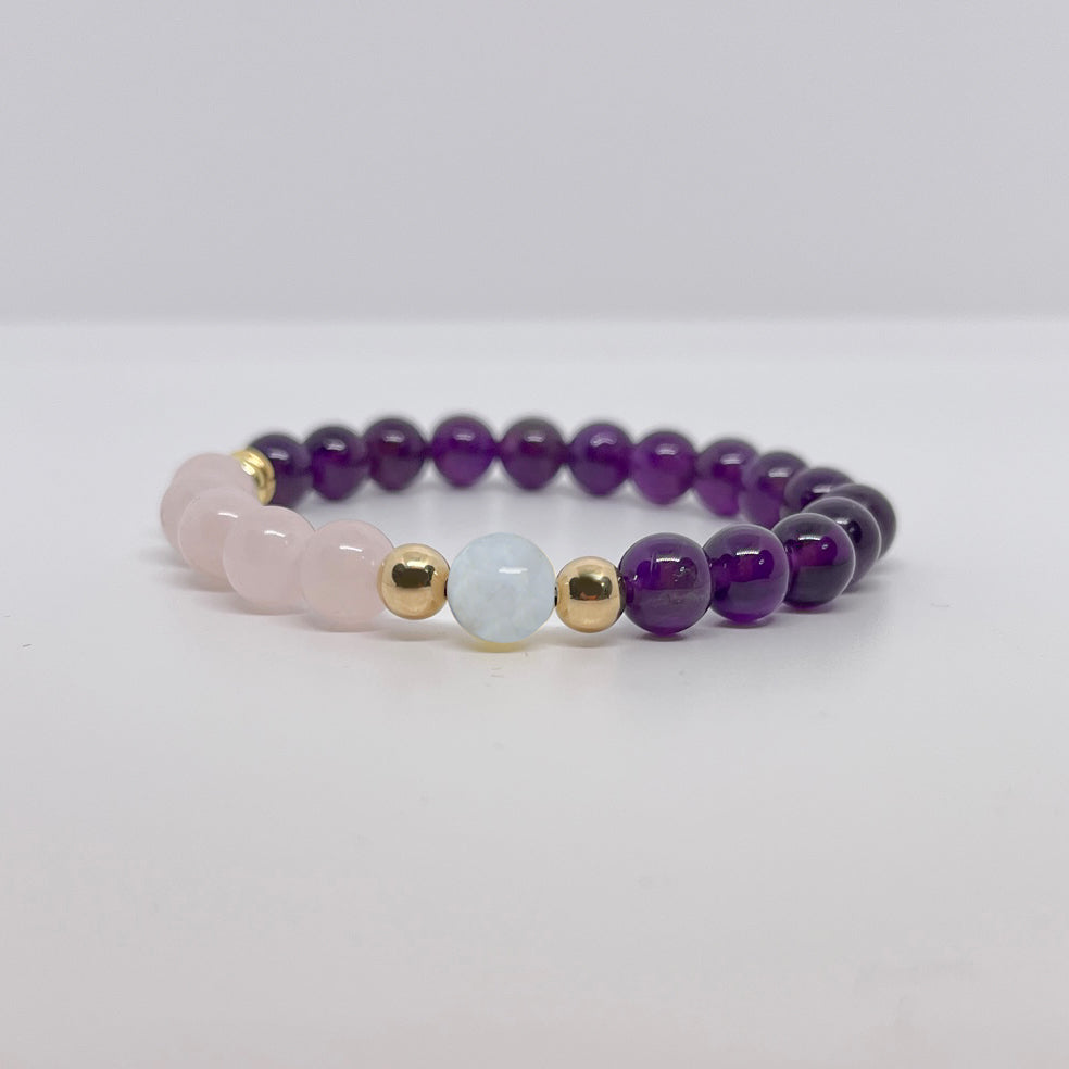 Amethyst Dreamweave Bracelet 8mm - Djuna Studios