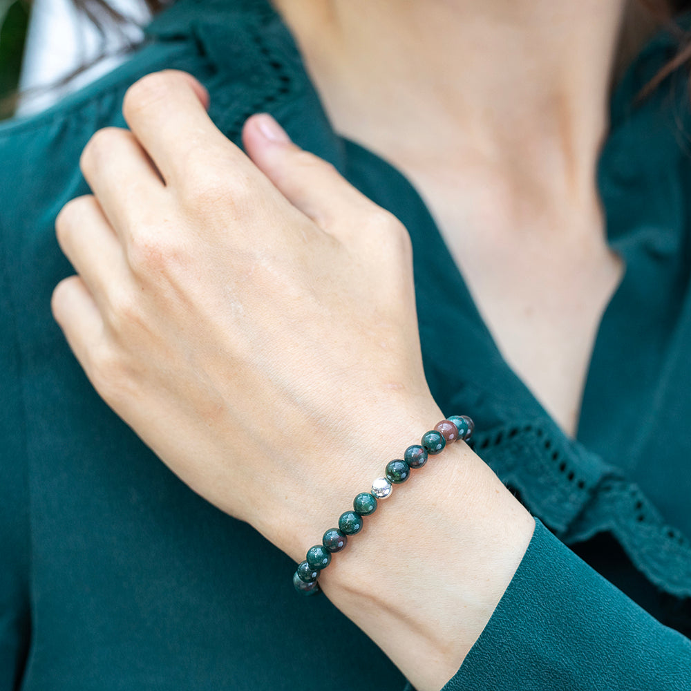 Bloodstone Essential Bracelet 6mm - Djuna Studios