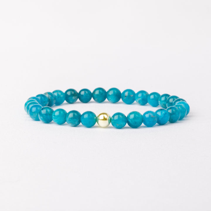 Blue Apatite Essential Bracelet 6mm - Djuna Studios