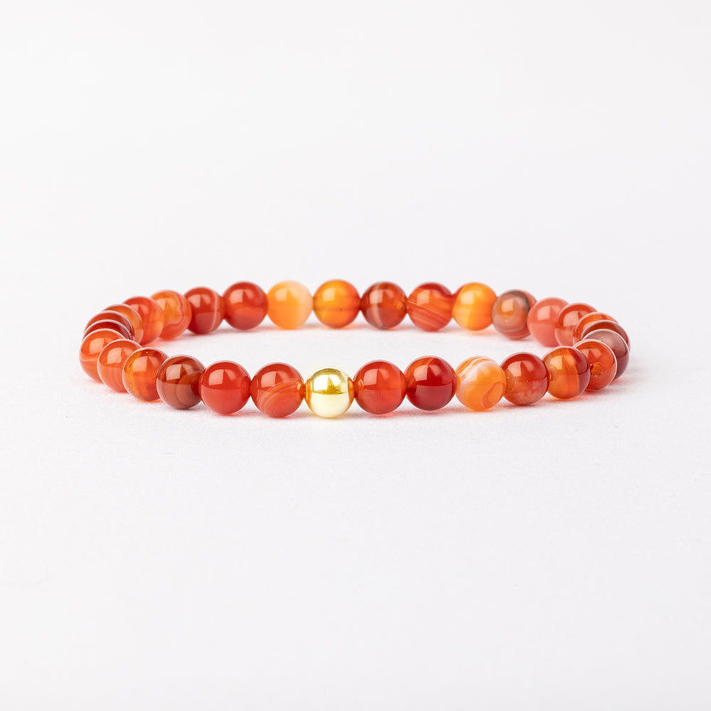 Carnelian Essential Bracelet 6mm - Djuna Studios