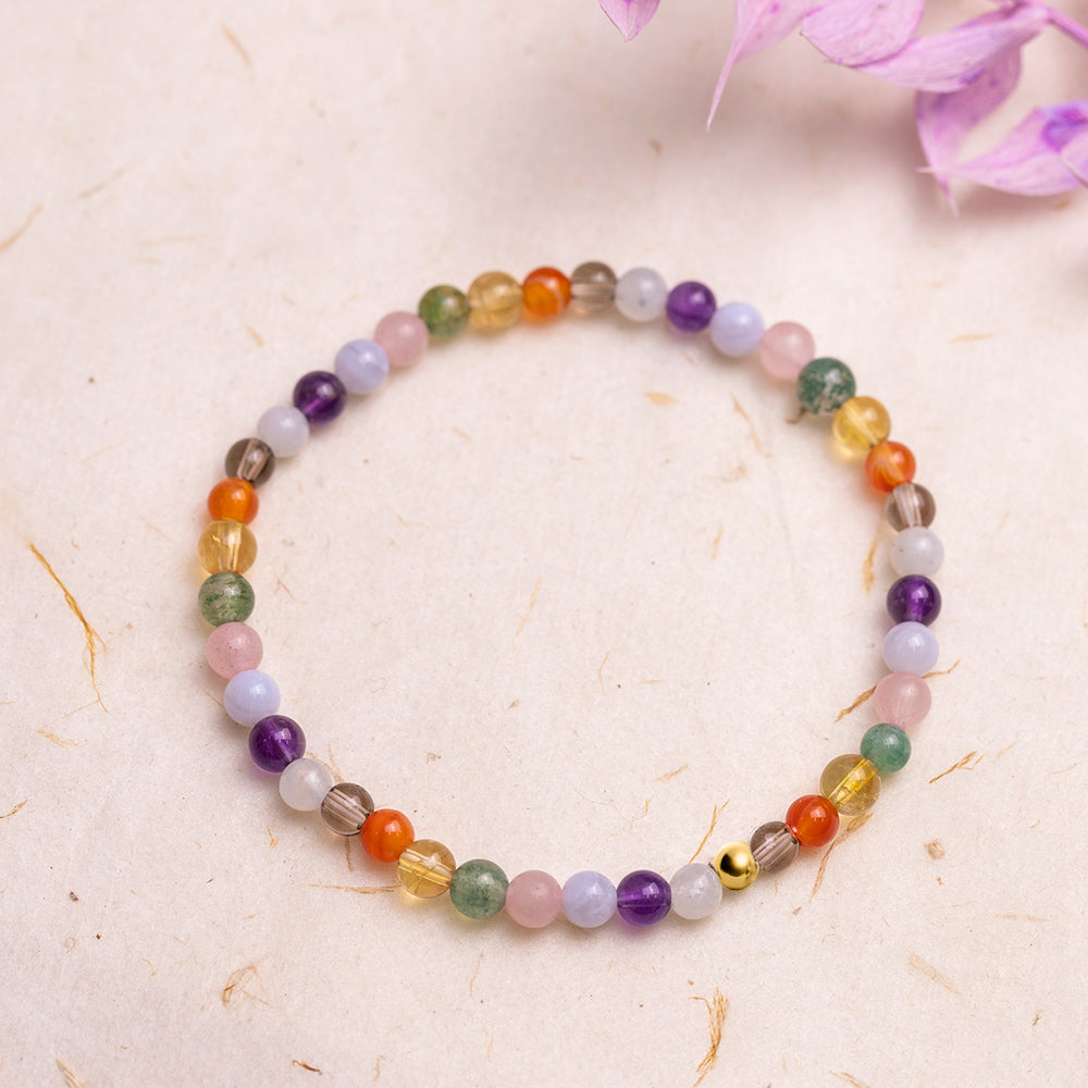 Chakra Gemstone Bracelet 4mm - Djuna Studios
