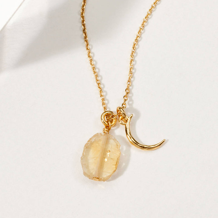 Celestial Inspired Citrine Energy Necklace