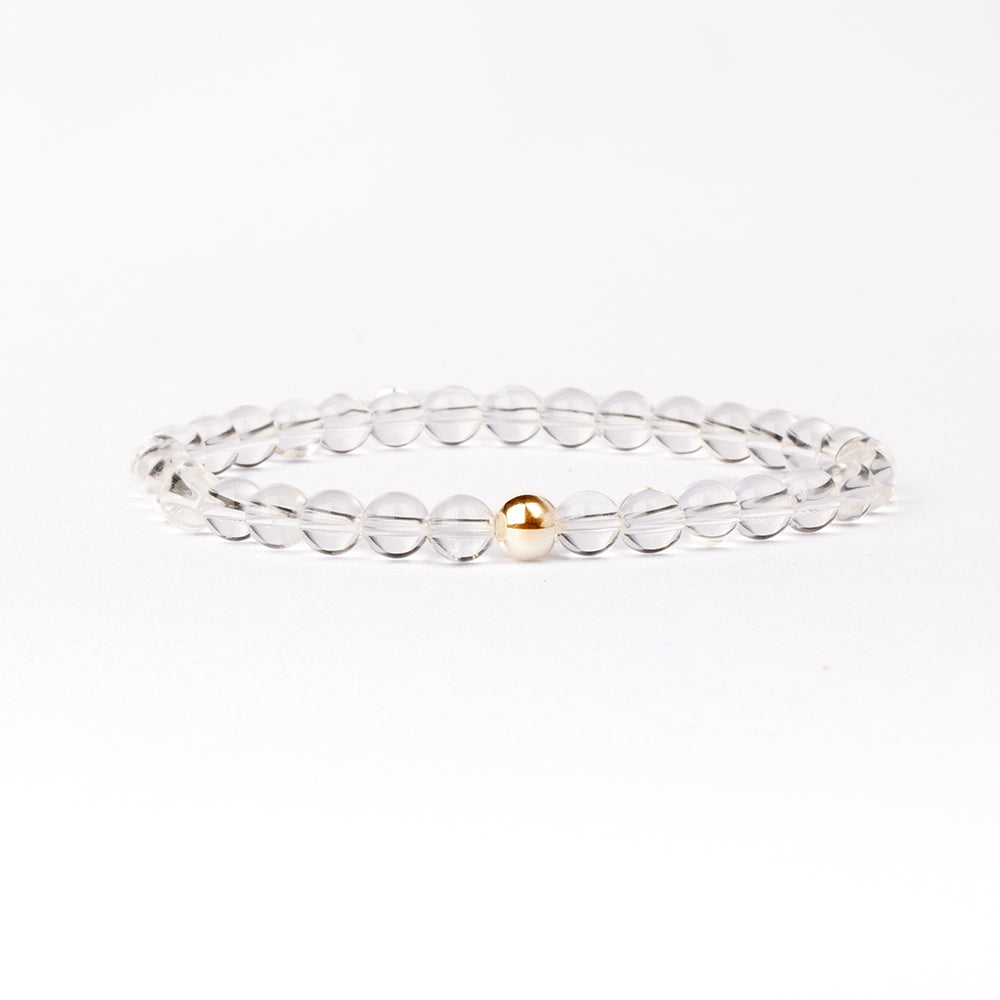 Clear Quartz Essential Bracelet 6mm - Djuna Studios