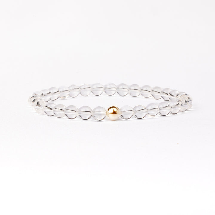 Clear Quartz Essential Bracelet 6mm - Djuna Studios