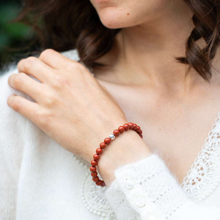 Red Jasper Essential Bracelet 6mm - Djuna Studios