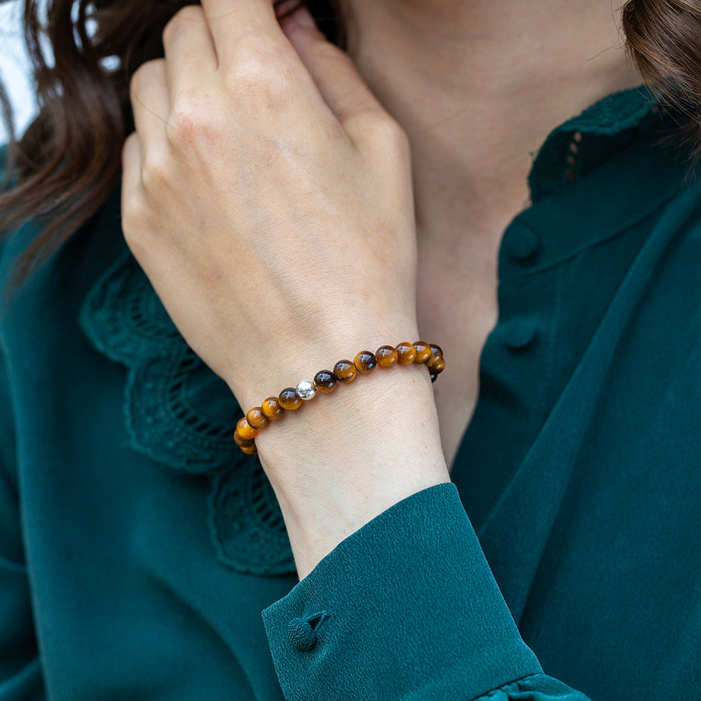 Tiger Eye Essential Bracelet 6mm - Djuna Studios