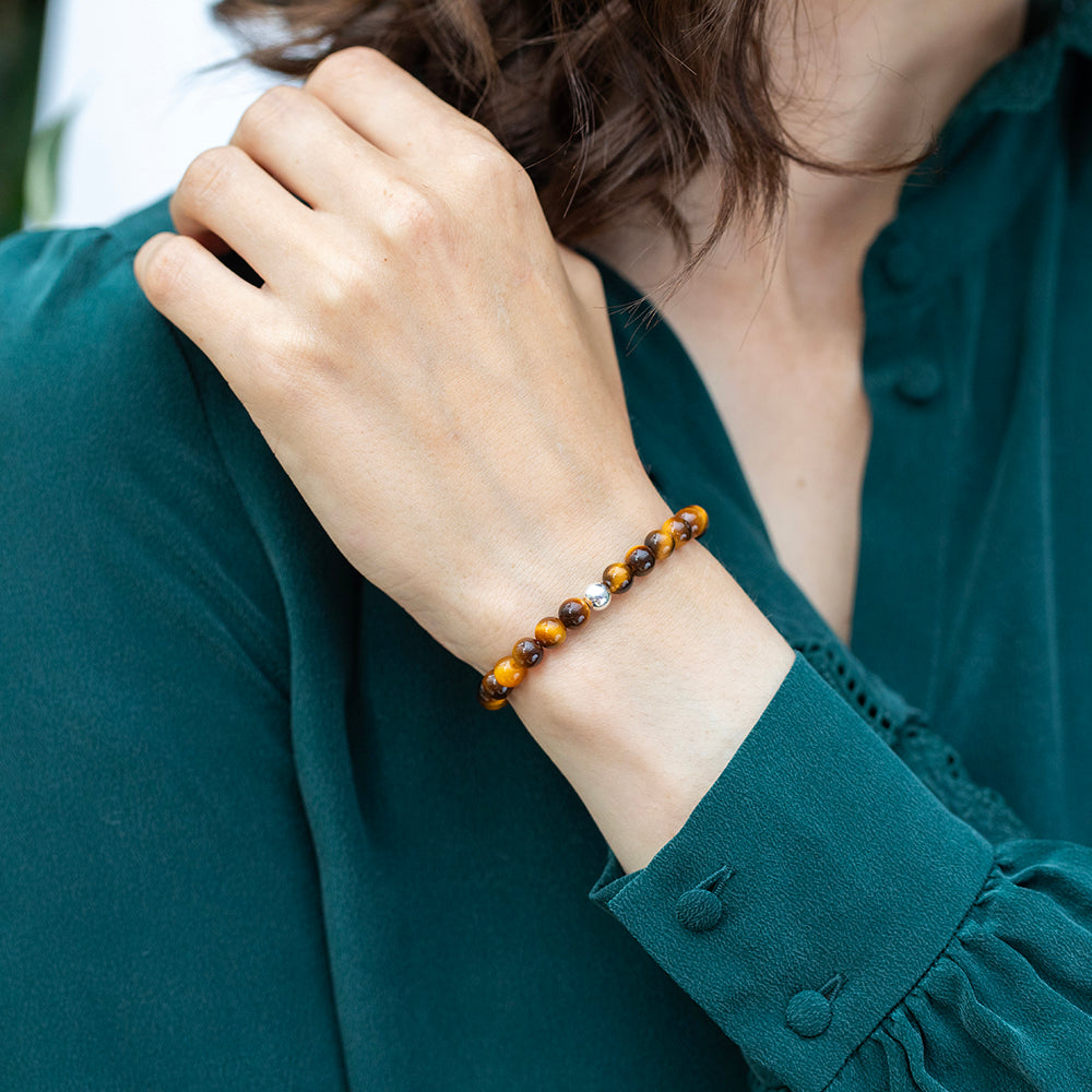 Tiger Eye Essential Bracelet 6mm - Djuna Studios