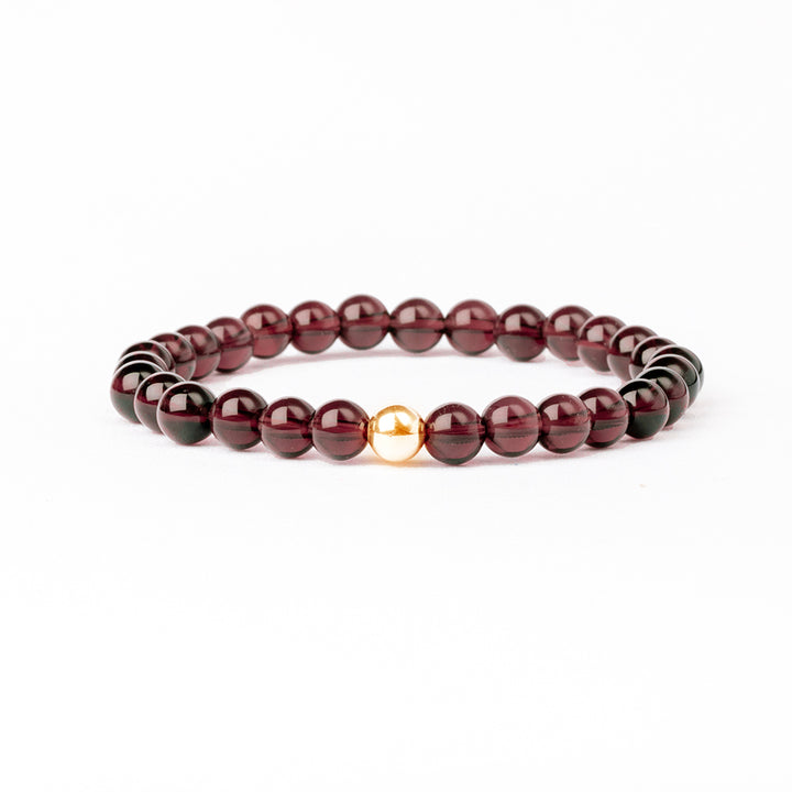 Garnet Essential Bracelet 6mm - Djuna Studios