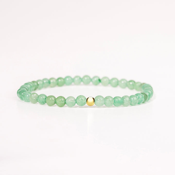 Aventurine Gemstone Bracelet 4mm - Djuna Studios