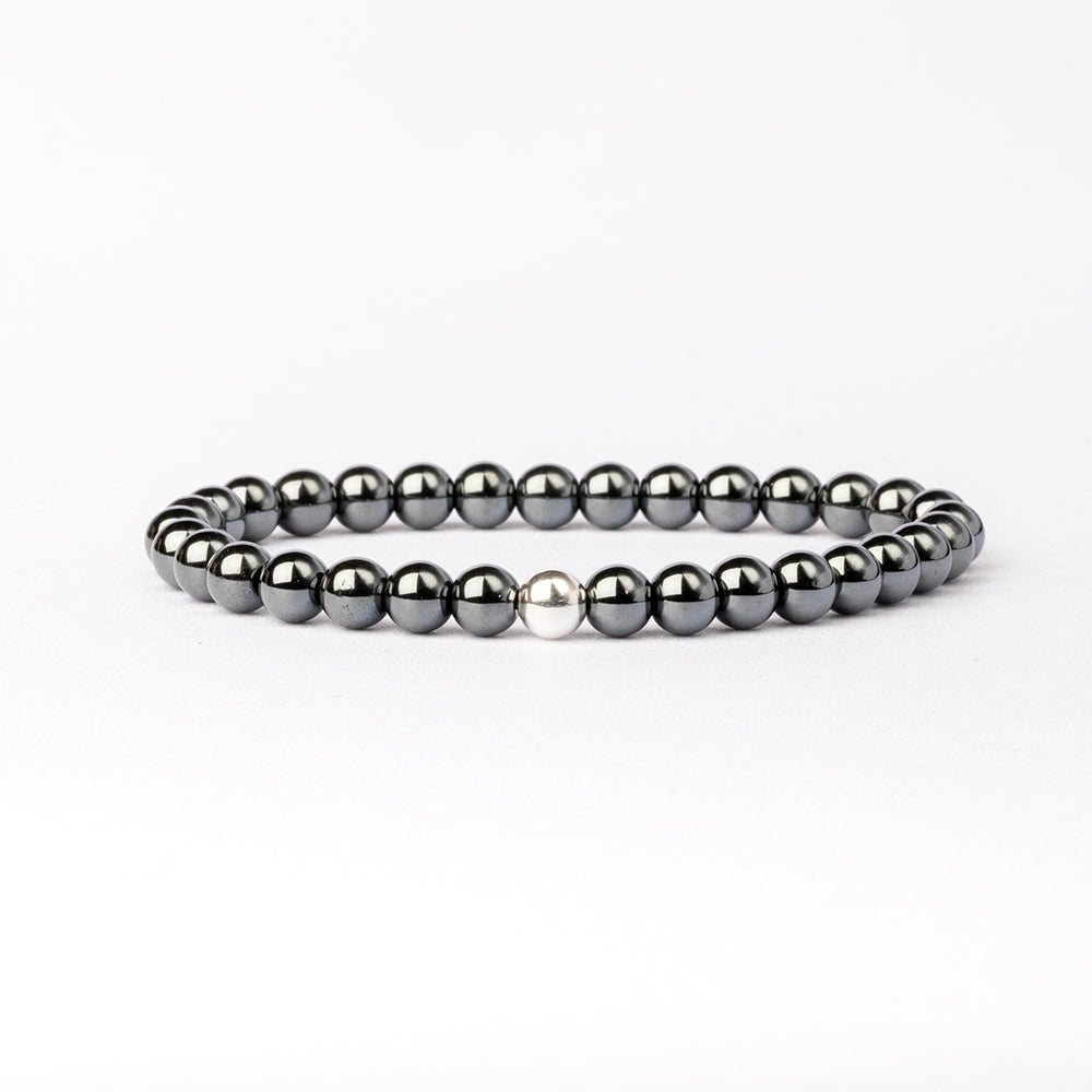 Hematite Essential Bracelet 6mm - Djuna Studios