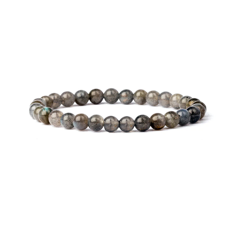 Labradorite 6mm Bracelet - Custom Charm Bracelet