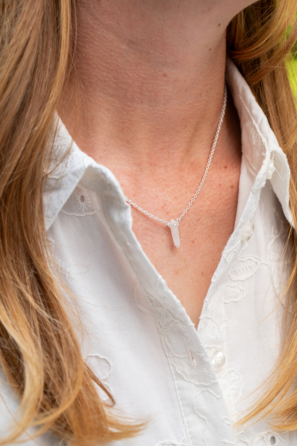 Moonstone Radiance Necklace - Djuna Studios