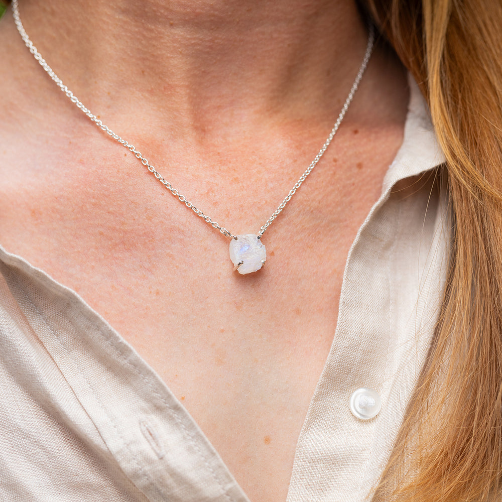 Ethereal Moonstone Necklace - Djuna Studios
