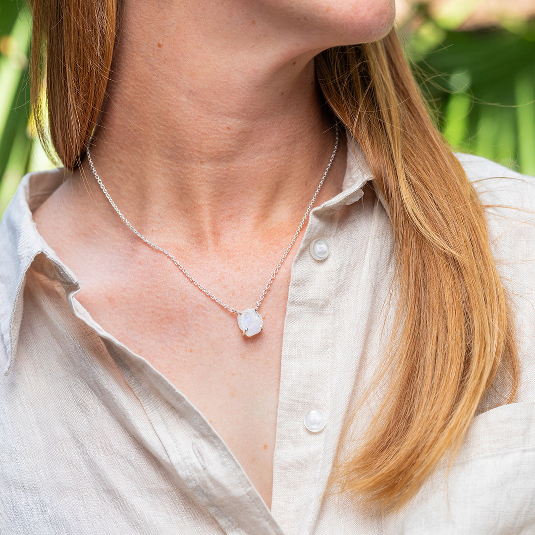 Ethereal Moonstone Necklace - Djuna Studios