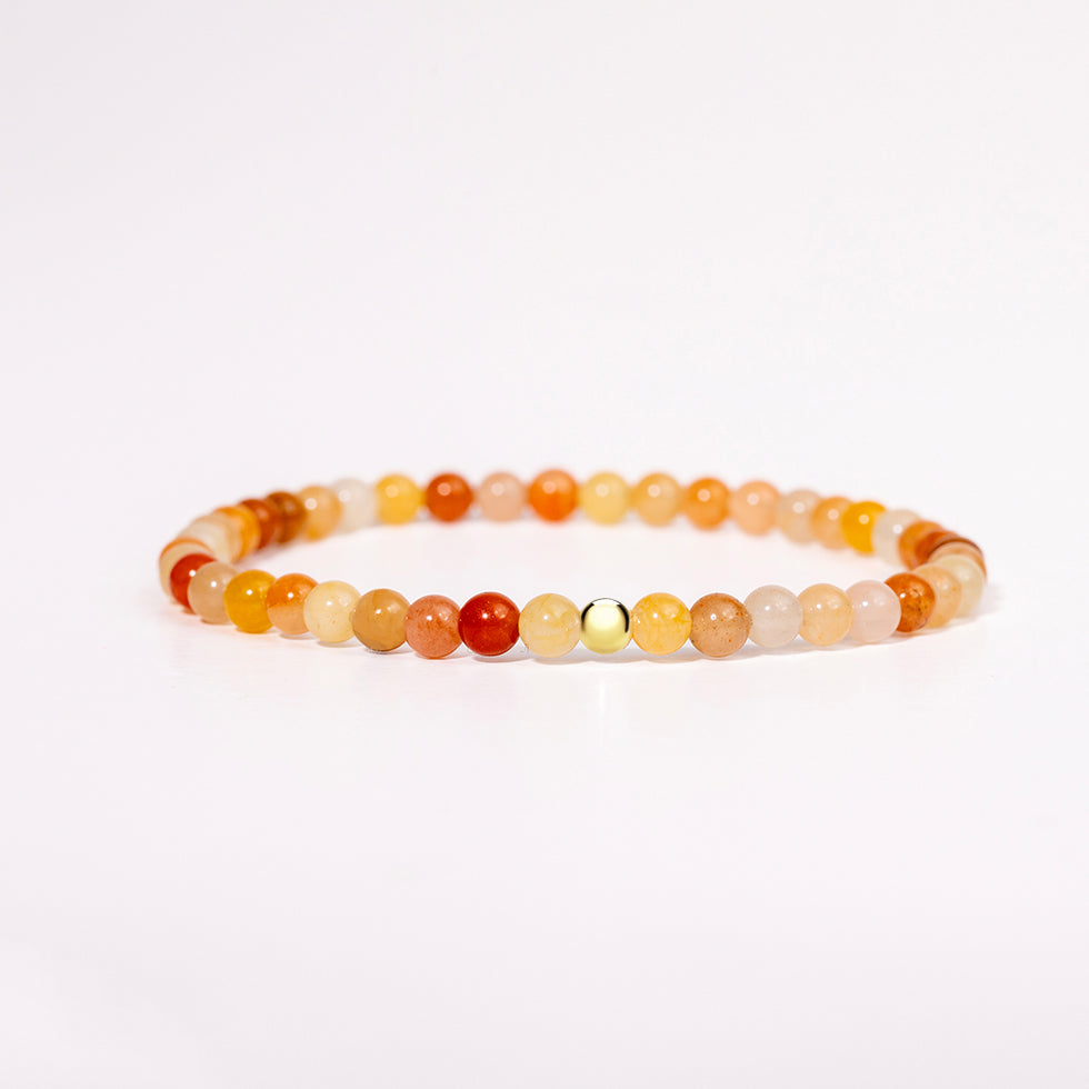 Quartzite Gemstone Bracelet 4mm - Djuna Studios