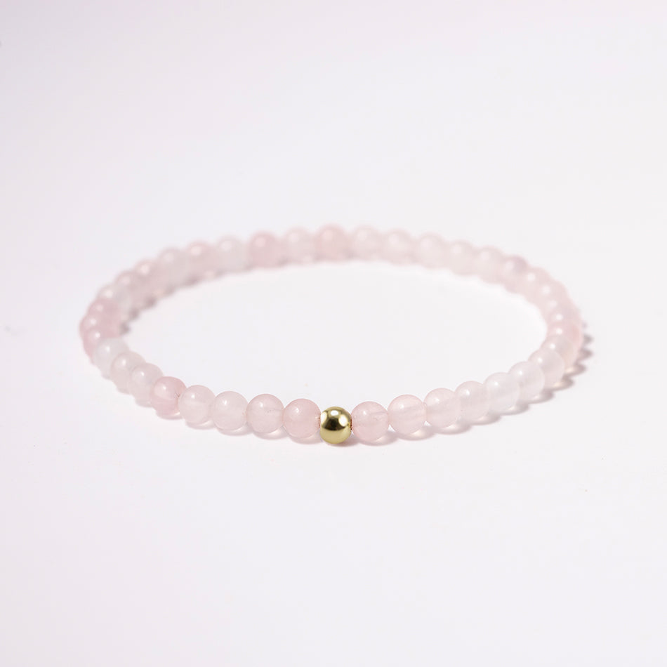 Rose Quartz Bracelet - 4mm - Djuna Studios