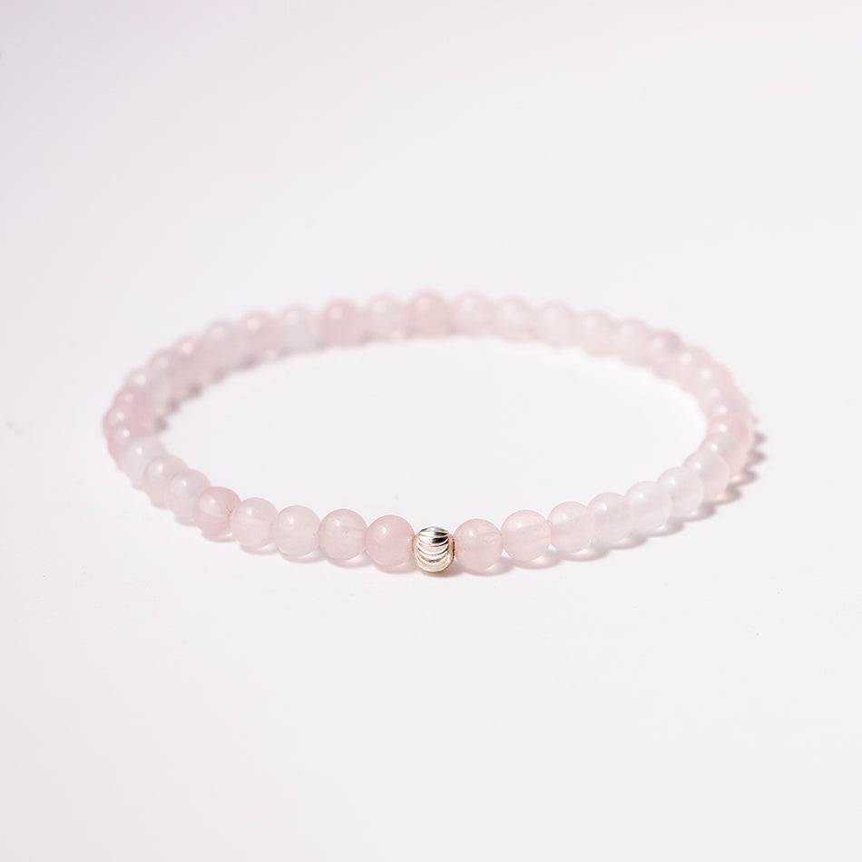 Rose Quartz Bracelet - 4mm - Djuna Studios