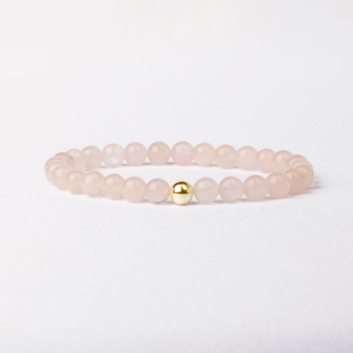 Rose Quartz Essential Bracelet 6mm - Djuna Studios