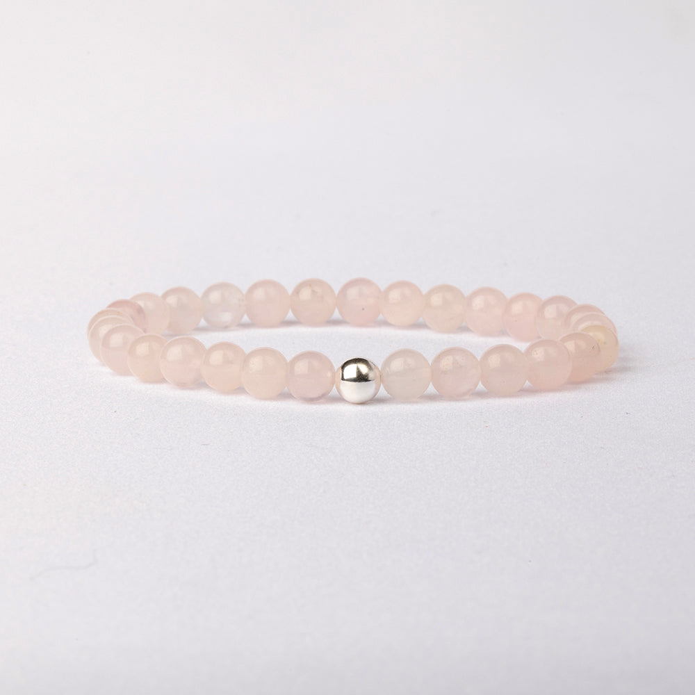 Rose Quartz Essential Bracelet 6mm - Djuna Studios