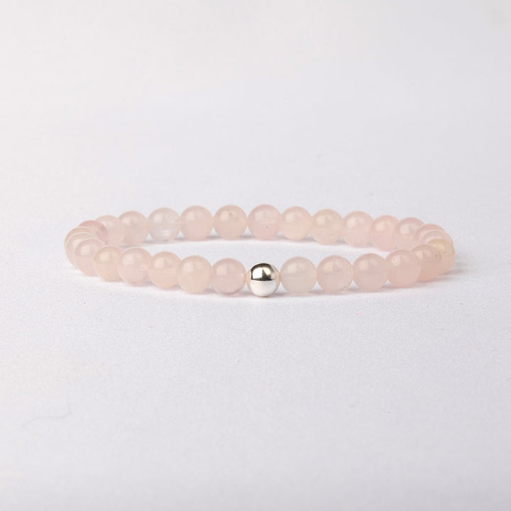 Rose Quartz Essential Bracelet 6mm - Djuna Studios