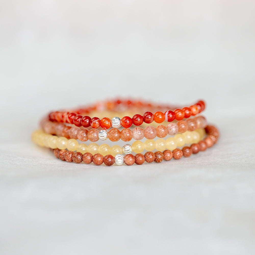 Sacral Chakra Bracelet Set - Djuna Studios