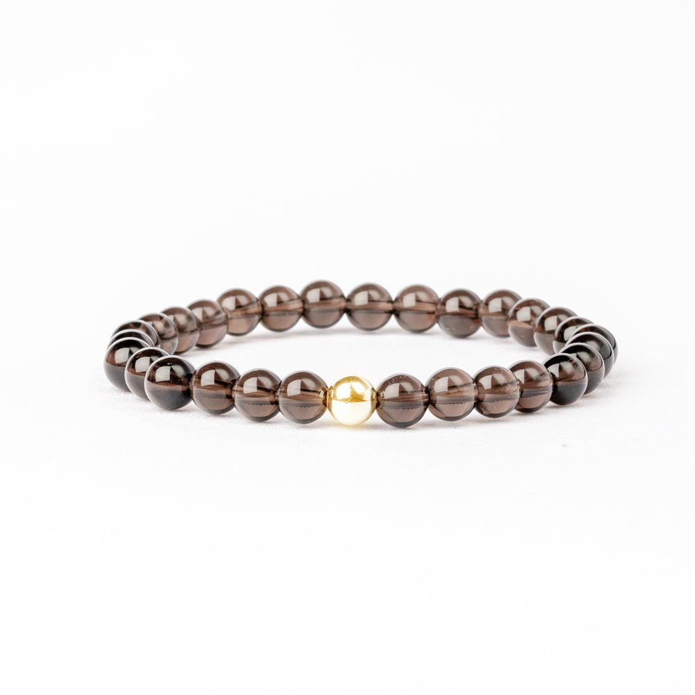 Smoky Quartz Essential Bracelet 6mm - Djuna Studios