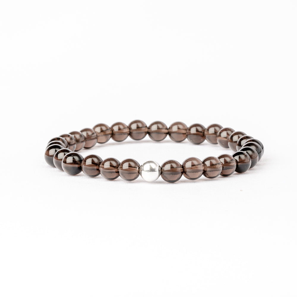 Smoky Quartz Essential Bracelet 6mm - Djuna Studios