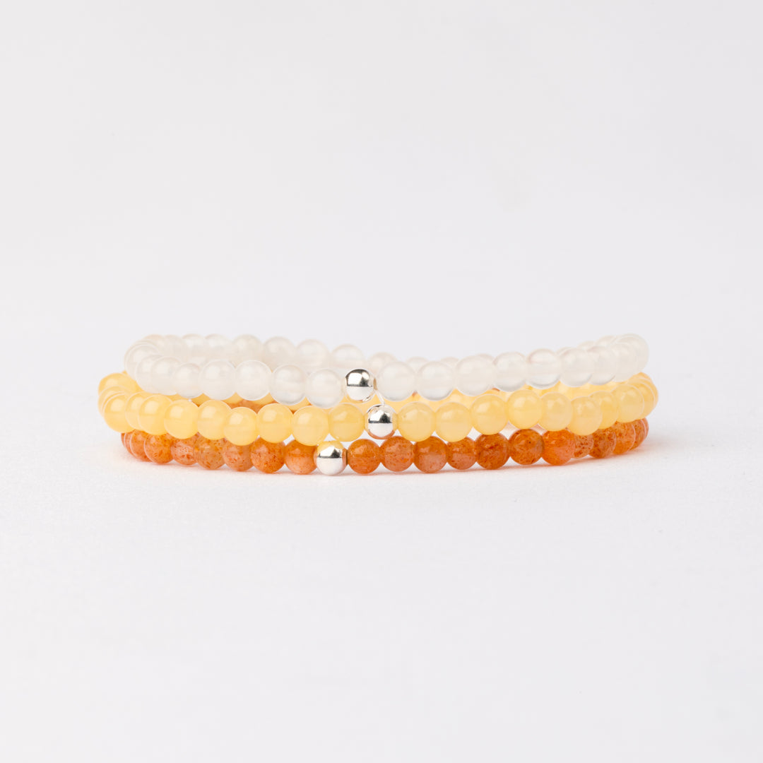 Joy and Positivity Bracelet Set - Djuna Studios