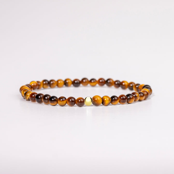 Tiger Eye Gemstone Bracelet 4mm - Djuna Studios