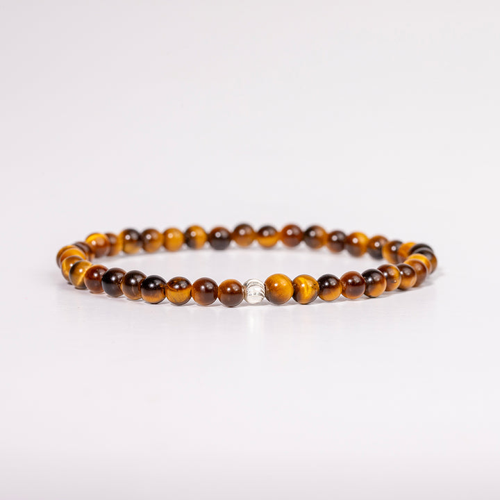 Tiger Eye Gemstone Bracelet 4mm - Djuna Studios