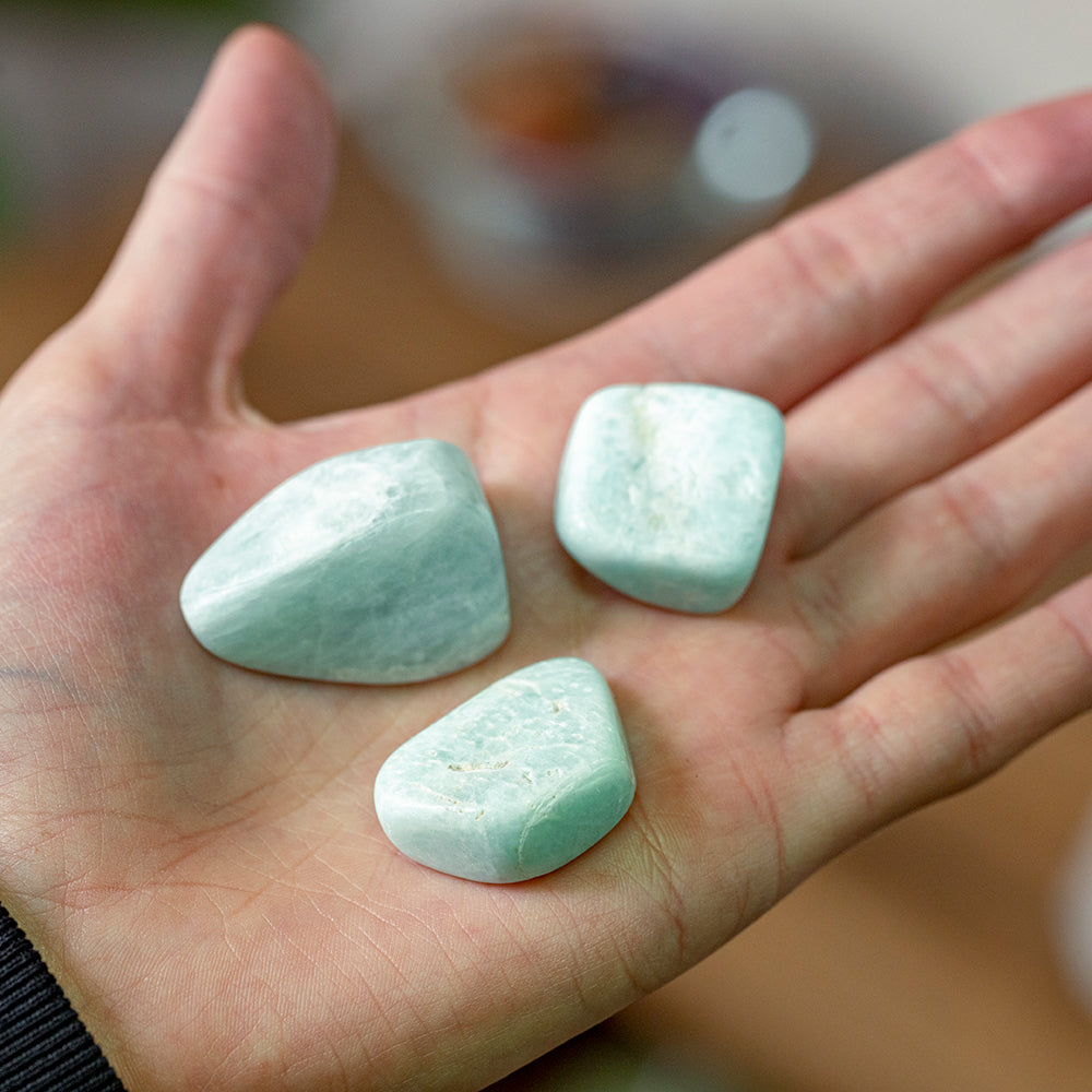 Amazonite Tumblestones - Djuna Studios