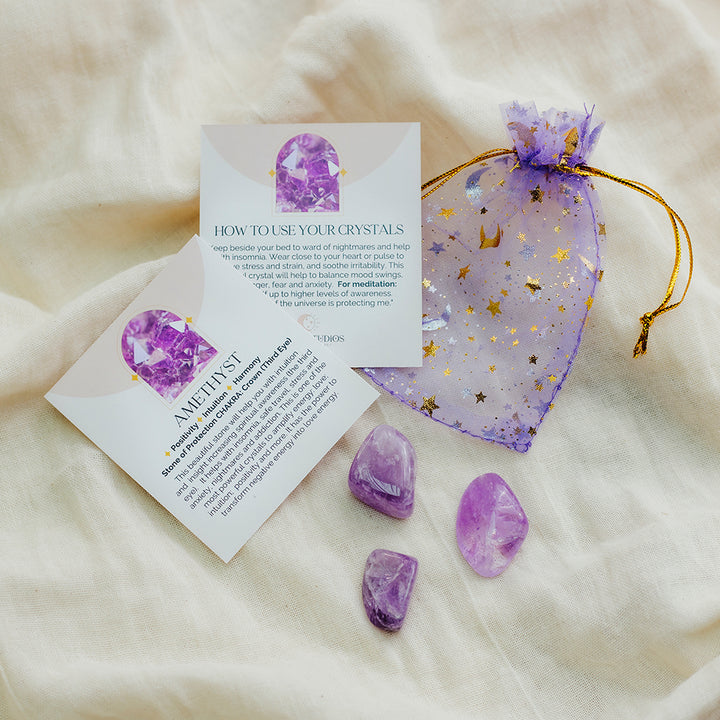 Amethyst Tumblestones - Djuna Studios