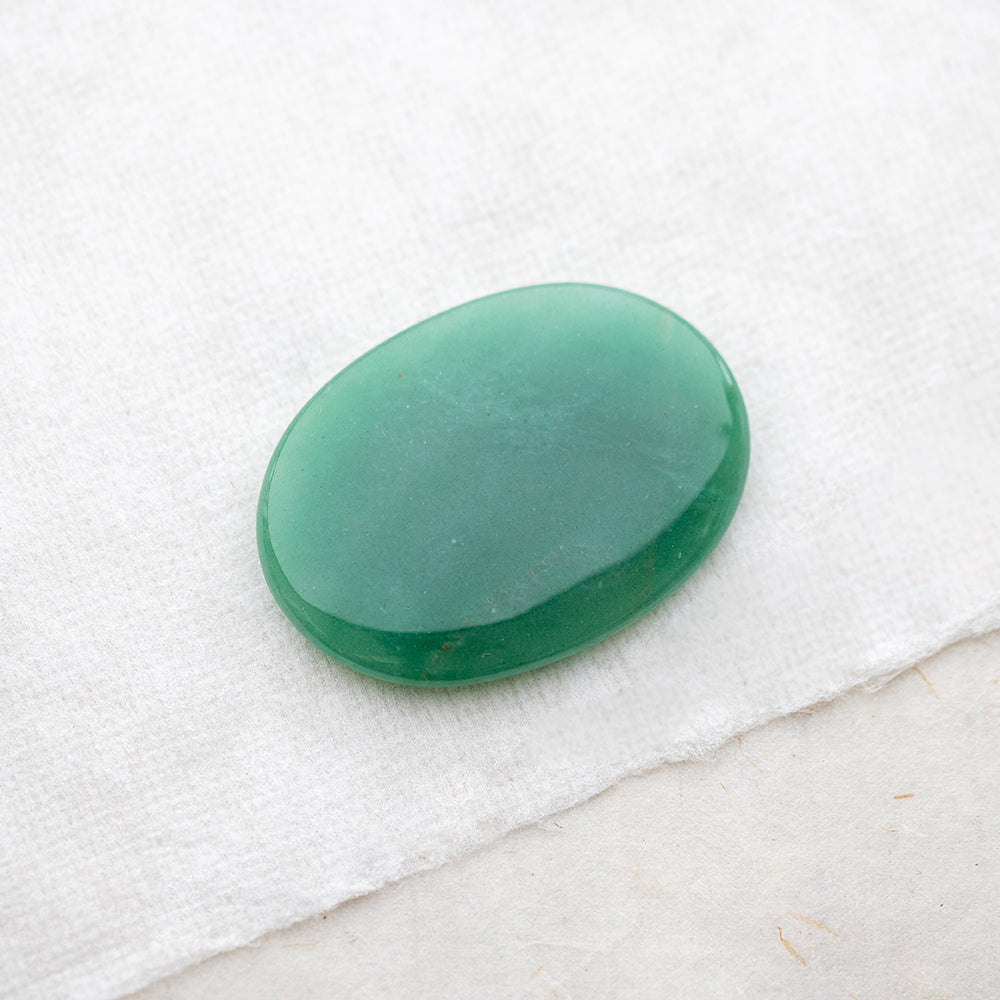 Green Aventurine Palm Stone - Djuna Studios