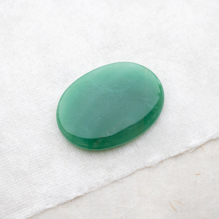Green Aventurine Palm Stone - Djuna Studios