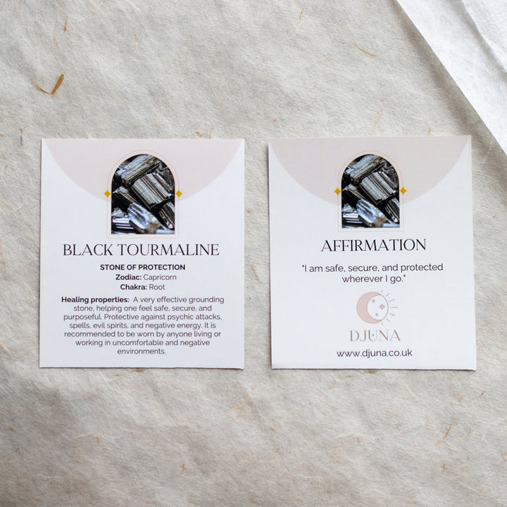 Black Tourmaline Tumblestones - Djuna Studios