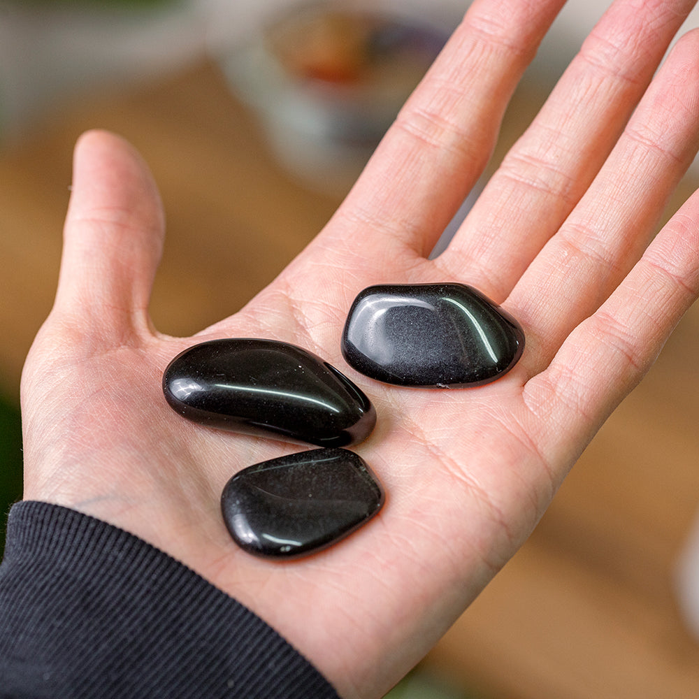 Black Tourmaline Tumblestones - Djuna Studios